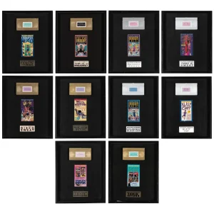 Framed Richard Simmons VHS Tapes (Set of 10)