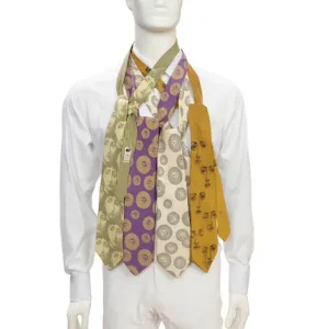 FOUR FORNASETTI SILK NECKTIES