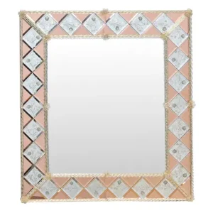 Venetian Etched Glass Mirror