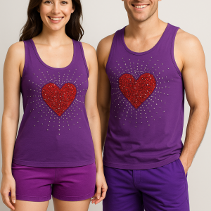 Purple Crystal Heart